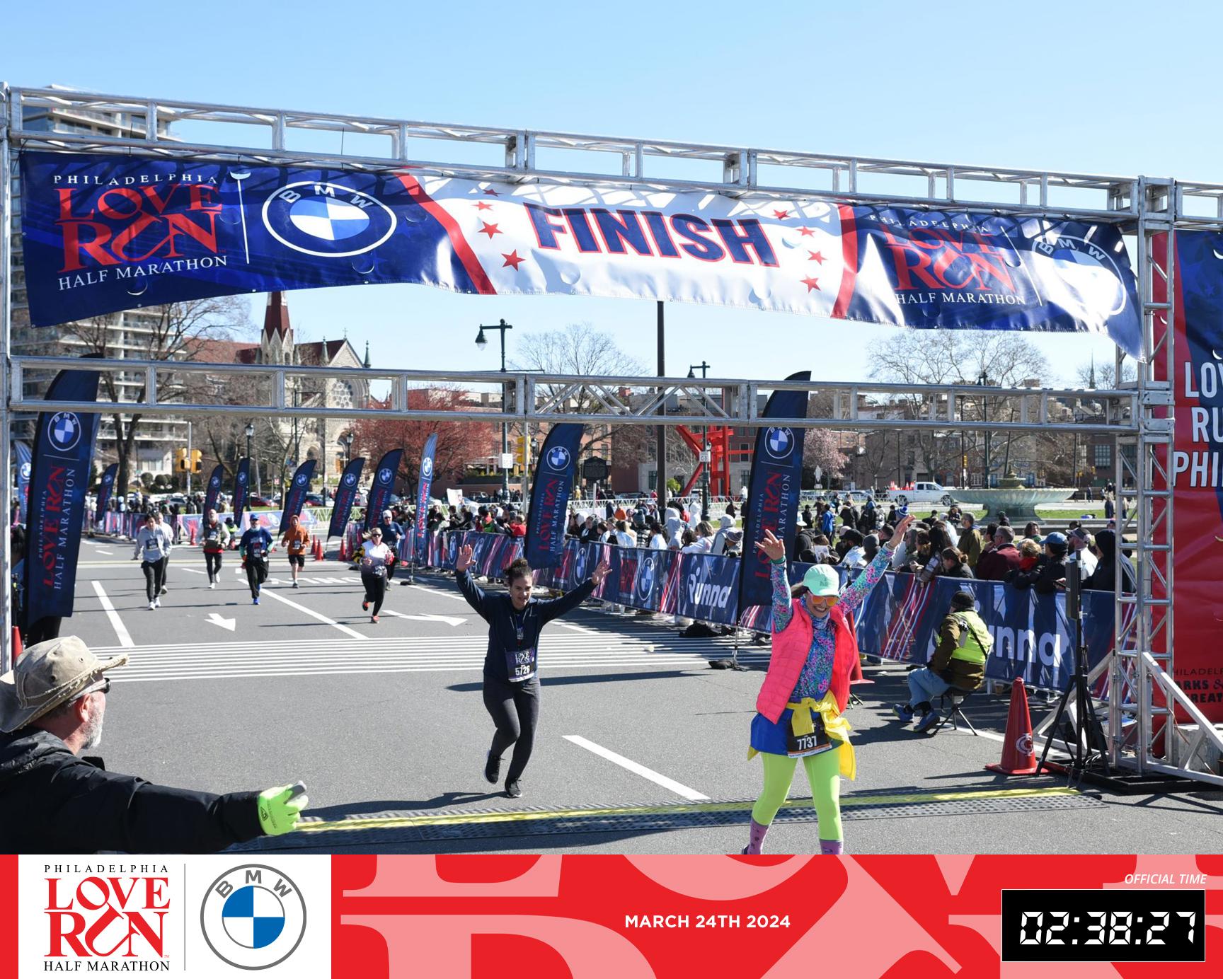 race recap philadelphia love run half marathon Grits in the City